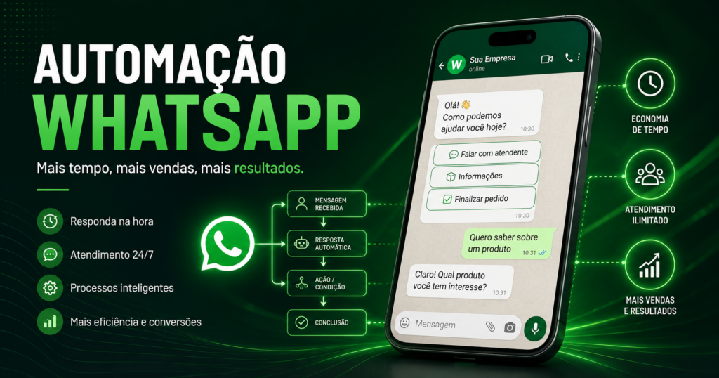Automacao WhatsApp para responder clientes e vender mais